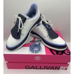 G/FORE Women's Gallivan2R TUXEDO STRIPE Kiltie Golf Shoes - Size 8 GLF000108 G4